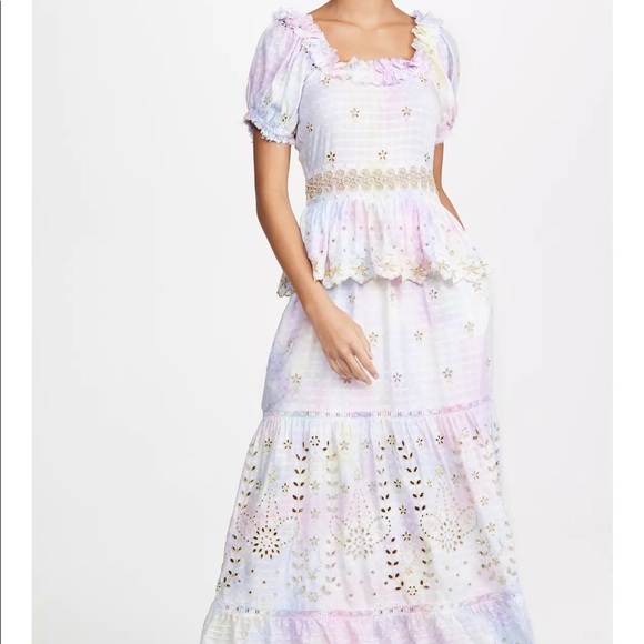 BNWT! LoveShackFancy Kennedy Dress in Multi! 💖 - Picture 2 of 10